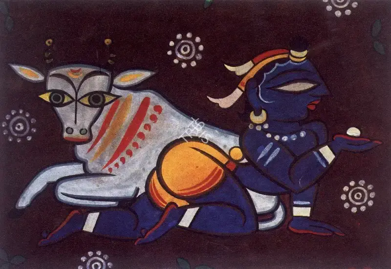 Roy, Jamini (Artist). Balakrishna, n.d. | Painting