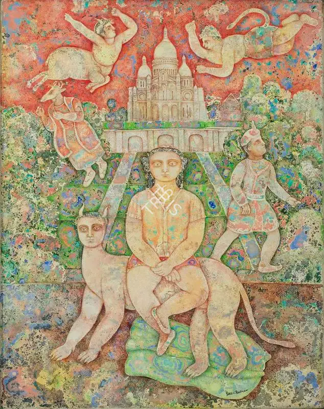 Burman, Sakti (Artist). Untitled. Oil on canvas, 2009 | Painting  | 00867713