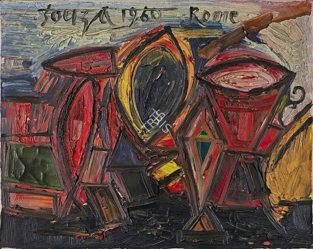 Souza, F.N. (Artist). Rome, 1960 | Painting