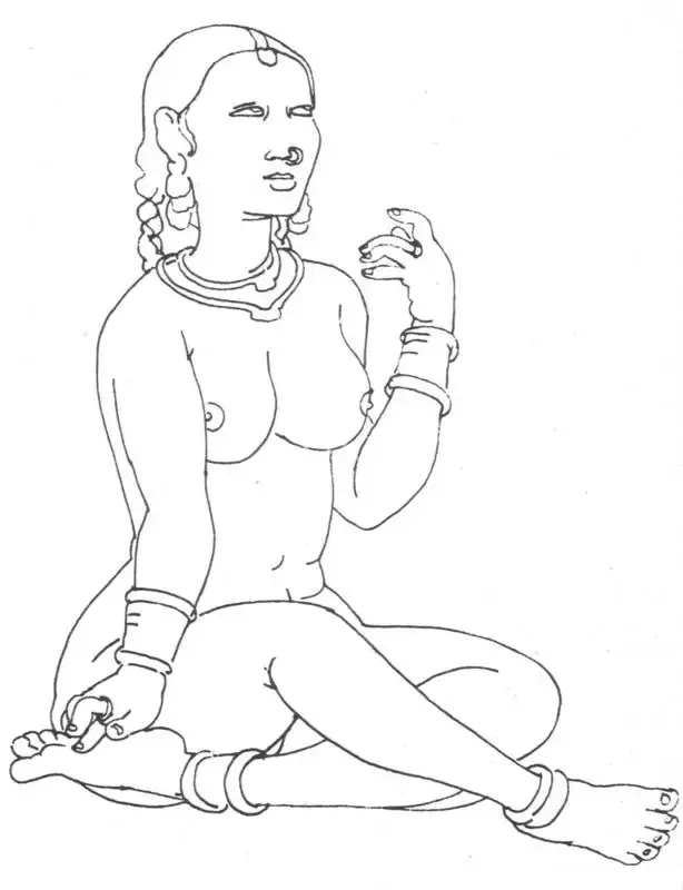 Ramachandran, A. (Artist). Study for Yayati. 1985 | Art Heritage 6, 1986-1987 | Drawing | FineArts | 00530198