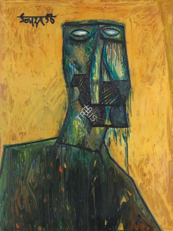 Souza, F.N. (Artist). Jesting Pilate, 1956 | Painting