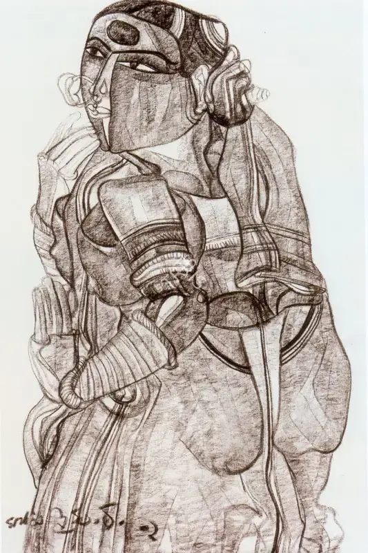 Vaikuntam, Thota (Artist). Untitled, 2002 | Painting