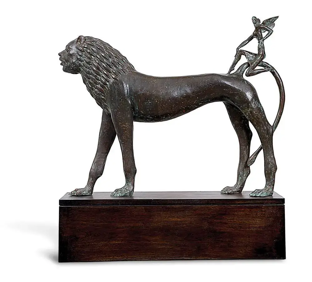 Das, Asish Kumar (Artist). Untitled. Bronze and wood, n.d. | Sculpture | FineArts | 00358061