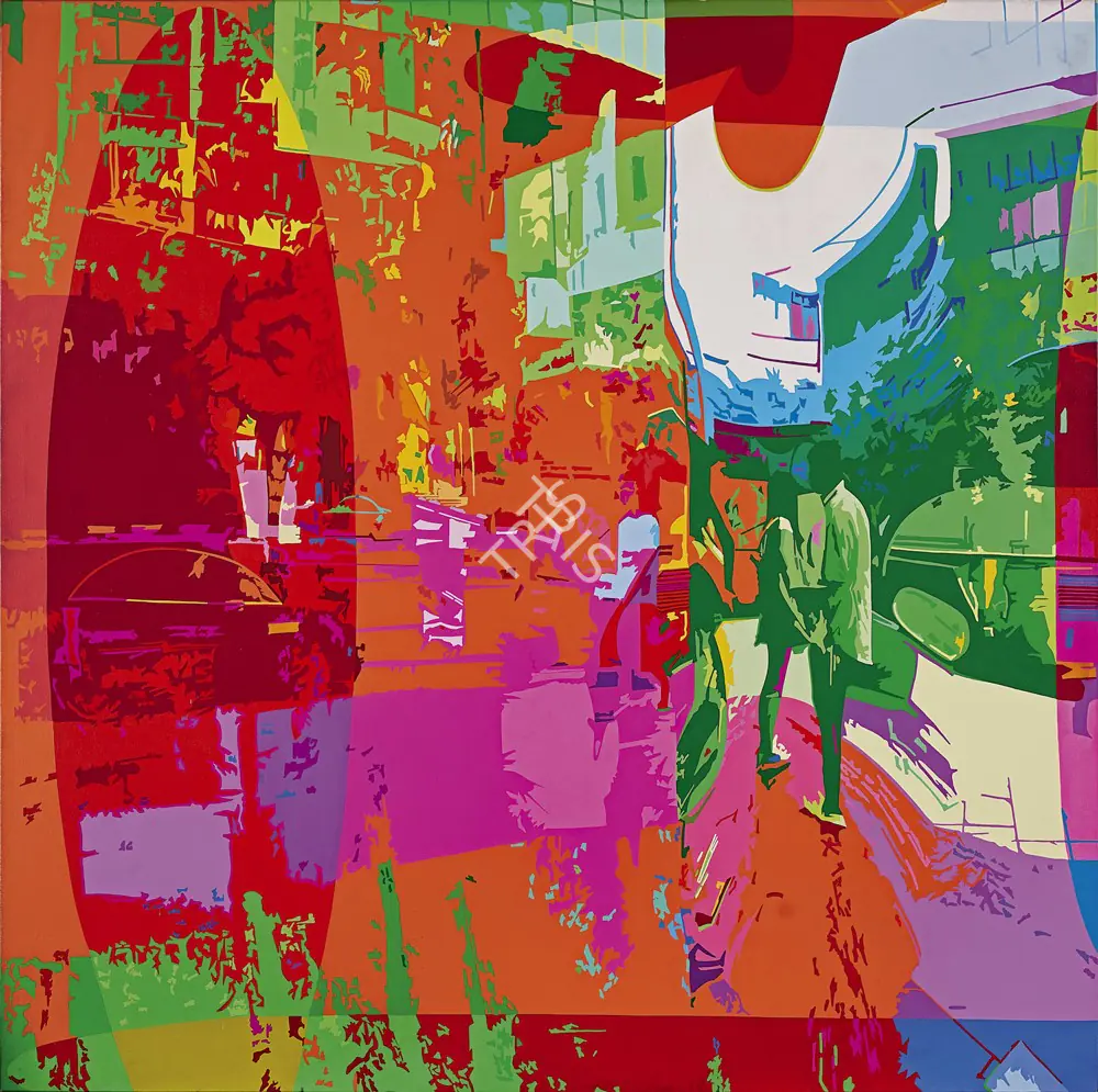 Martin, George (Artist). Modified Cross Words, 2008 | Painting