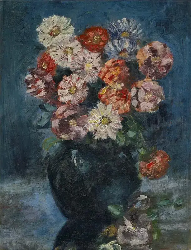 Ara, K.H. (Artist). Untitled (Zinnias), c.1940 | Painting