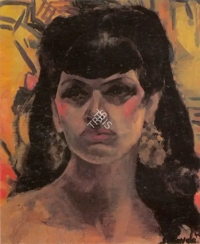 Sabavala, Jehangir (Artist). Montenegran Gypsy, 1949 | Painting