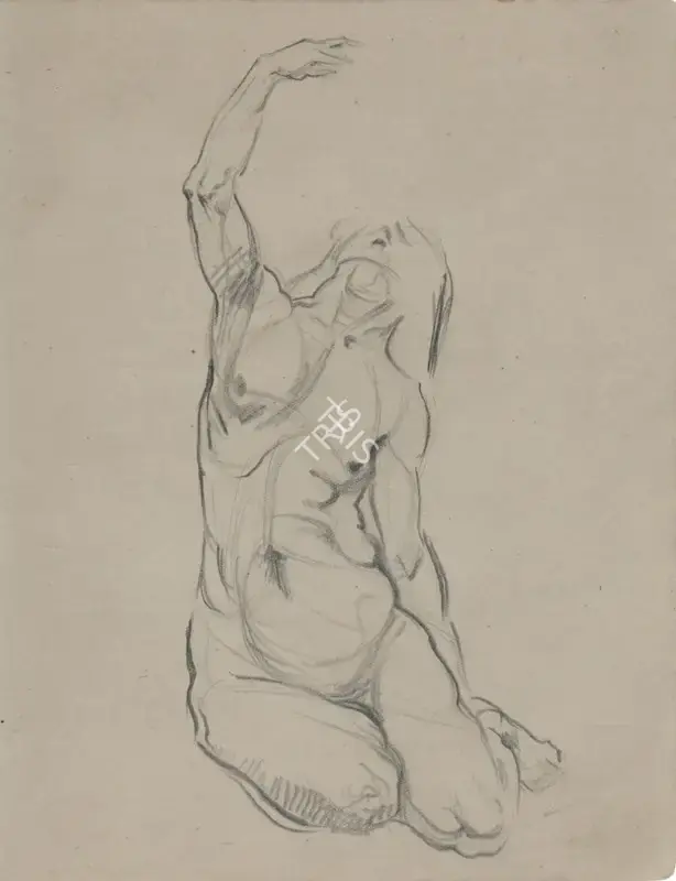 Hebbar, K.K. (Artist). Untitled, n.d. | Drawing
