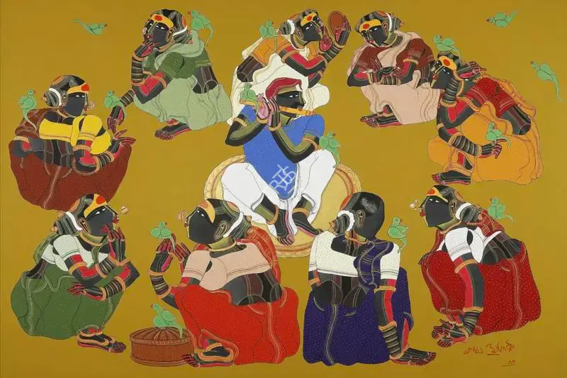 Vaikuntam, Thota (Artist). Untitled. Acrylic on canvas, 2012 | Painting  | 00868016
