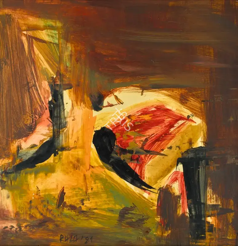 Raza, S.H. (Artist). Untitled, 1981 | Painting