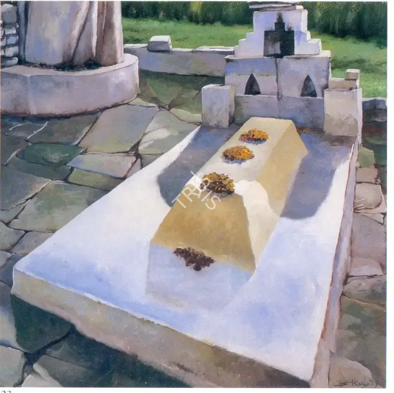 Bhattacharjee, Bikash (Artist). Poet, 1987 | Painting