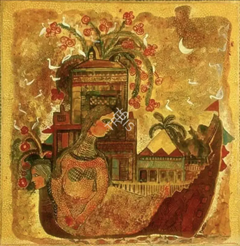 Burman, Jayshri (Artist). Untitled, 1998 | Painting