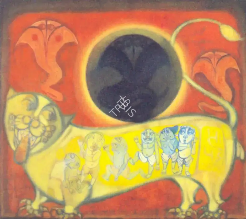 Ali, J. Sultan (Artist). Kala Nag, 1973 | Painting