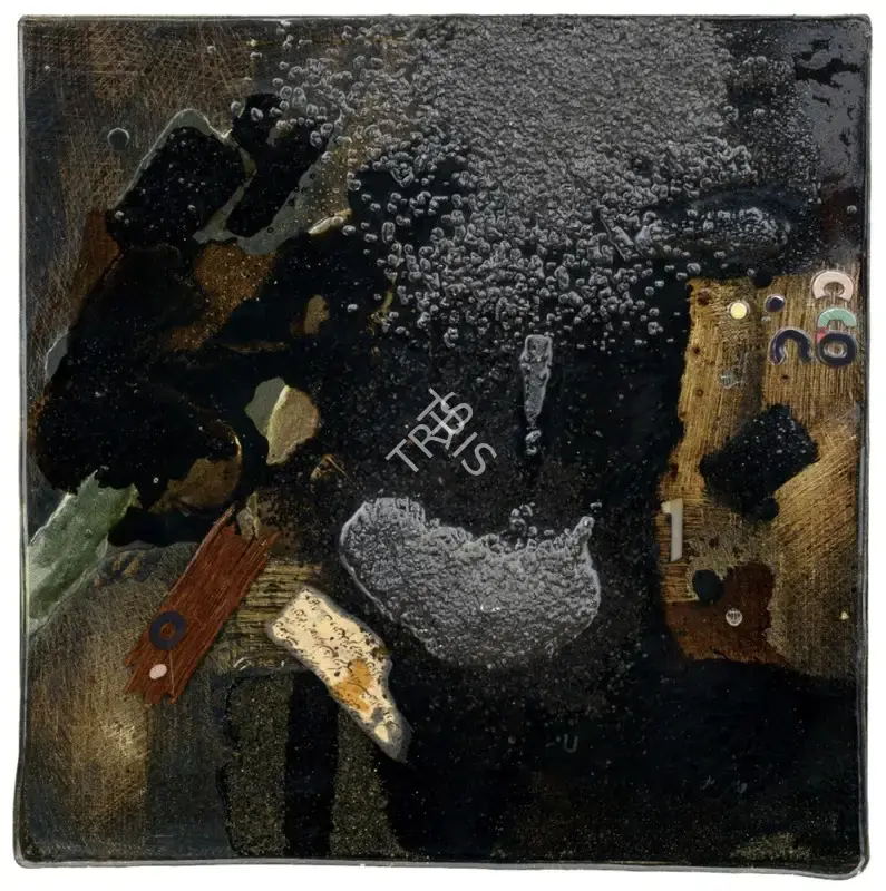 Broota, Rameshwar (Artist). Fragments. Oil on canvas and mixed material with resin, 2023 | Painting  | 00869031