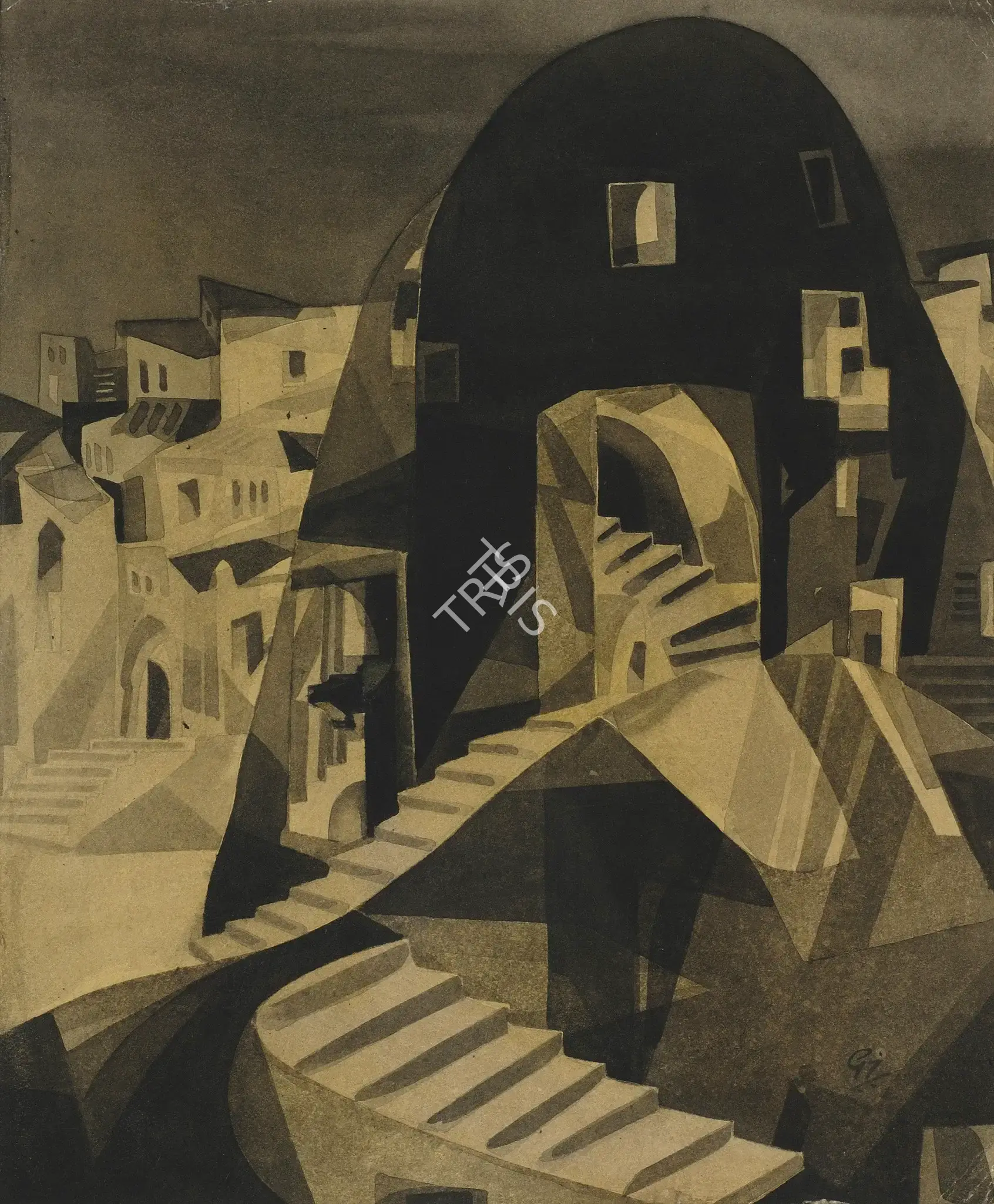 Tagore, Gaganendranath (Artist). Untitled. Watercolour on paper, early 1920s | Painting | FineArts | 00755775