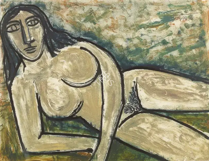 Souza, F.N. (Artist). Untitled, 1956 | Painting