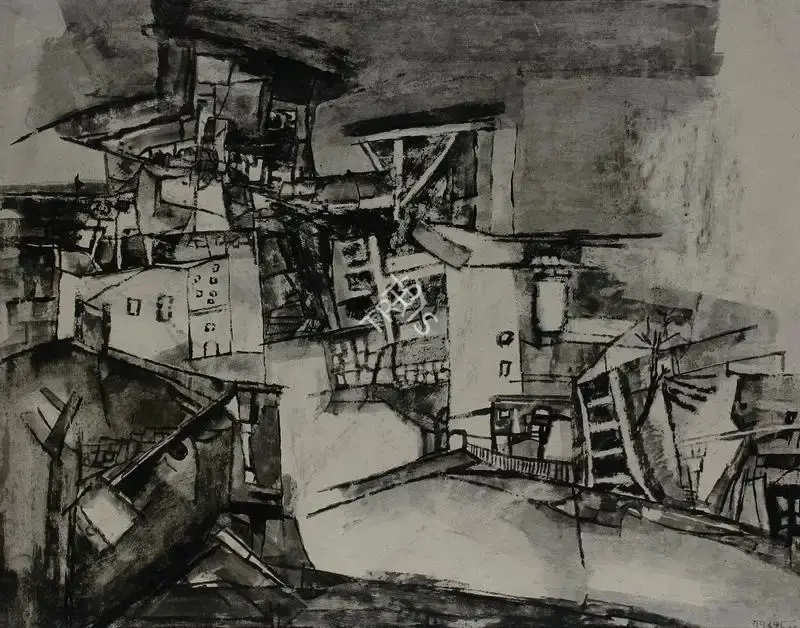 Ramkumar (Artist). Untitled, 1965 | Drawing