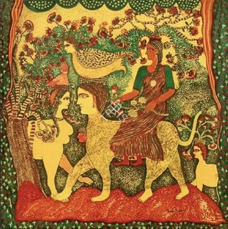 Burman, Jayshri (Artist). Untitled, 1999 | Painting
