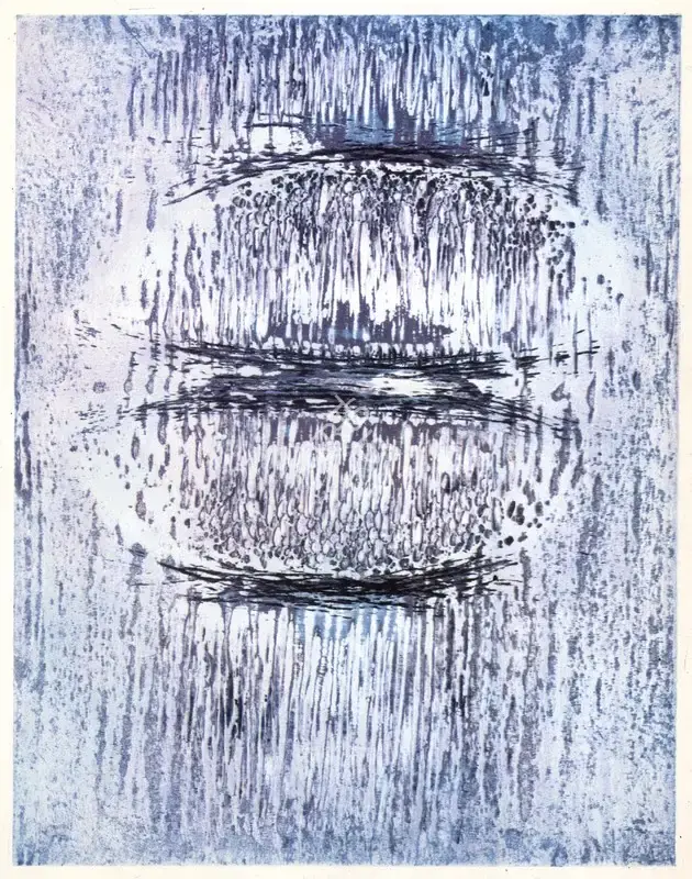 Reddy, Krishna (Artist). Untitled. Colour Gravure, n.d. | Marg, September 1966 | Graphic Art | FineArts | 00674388