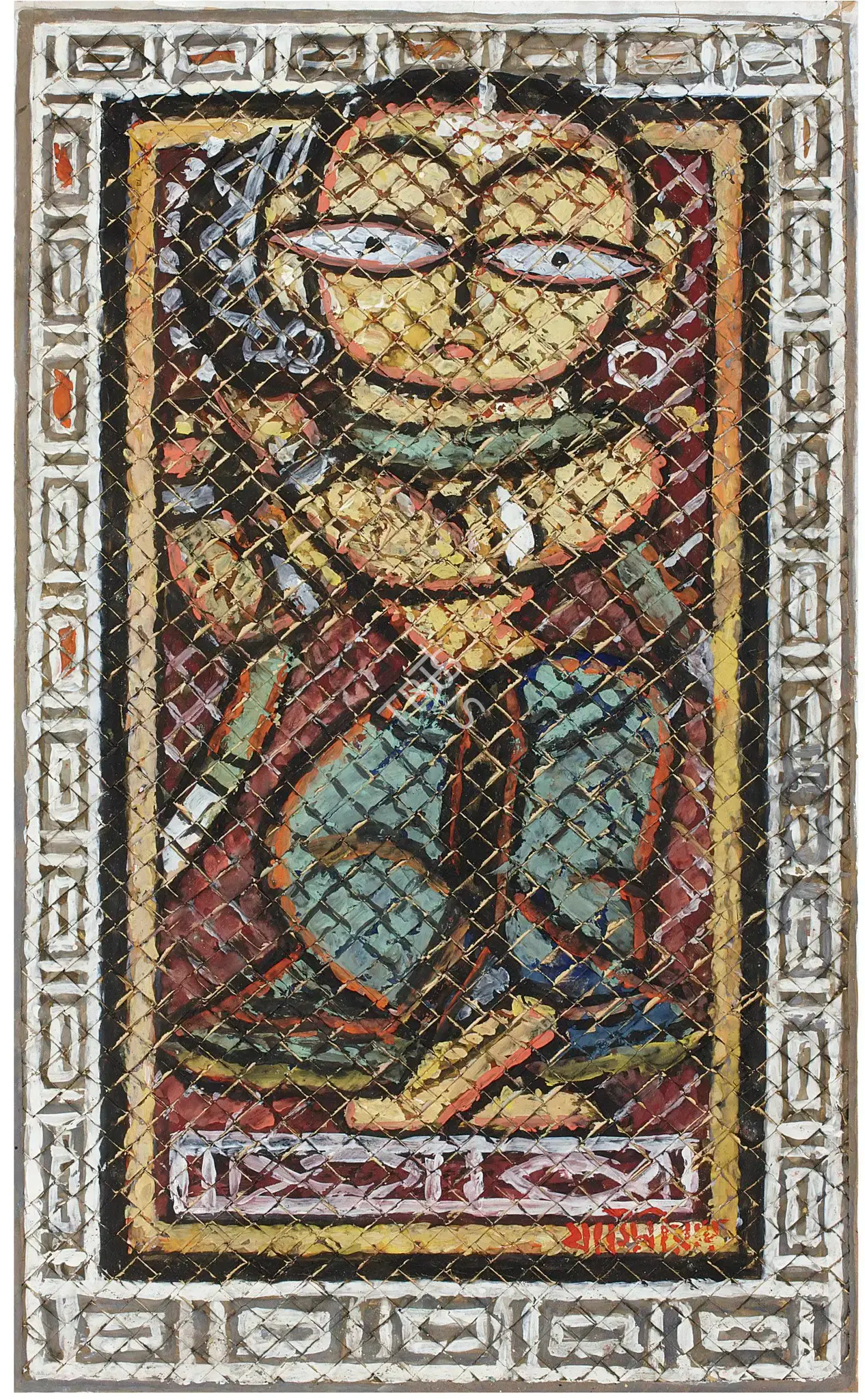 Roy, Jamini (Artist). Untitled (Dancer), n.d. | Painting