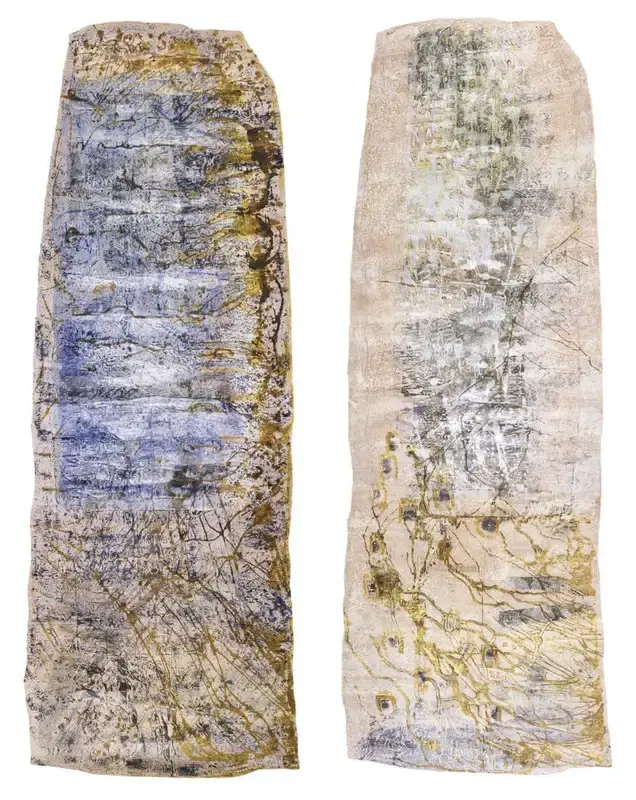 Chakravarty, Jayashree (Artist). Space Within (Double-Sided), 2005 | Painting