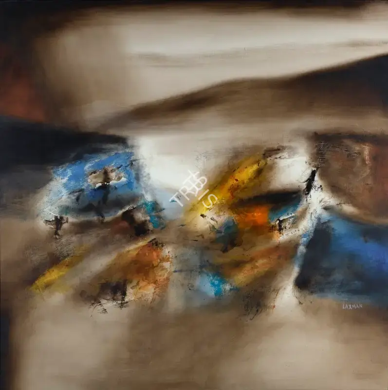Shreshtha, Laxman (Artist). Untitled. Oil on canvas, c.1988 | Painting | FineArts | 00335538