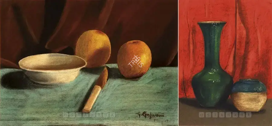 Gajwani, Gopi (Artist). Still Life, c.1955 | Drawing