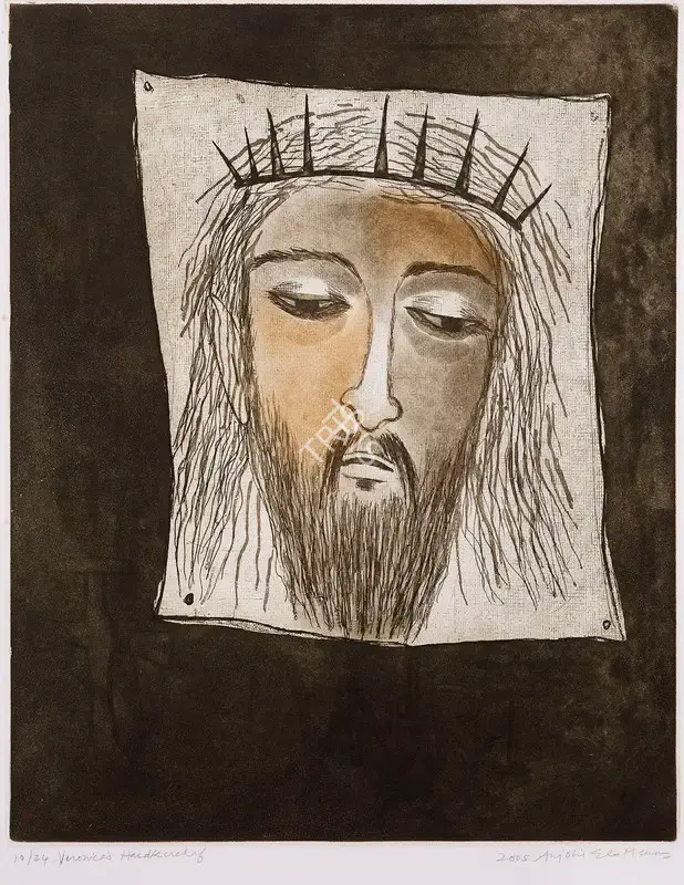 Menon, Anjolie Ela (Artist). Untitled (Veronica's Handkerchief), 2005 | Graphic Art