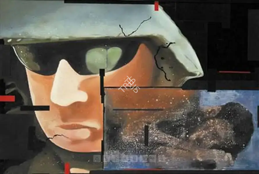 Komu, Riyas (Artist). Sleeping Pills. Oil on canvas, 2002 | Painting  | 00880005