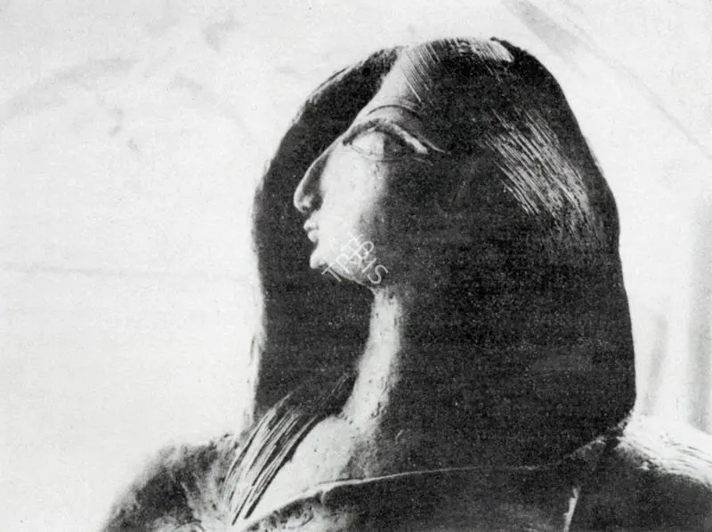 Mukherjee, Meera (Artist). The Winnowing Girl - Detail. n.d. | Artrends, July-October 1978 | Sculpture | FineArts | 00551614