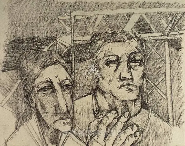 Patwardhan, Sudhir (Artist). Station, 1978 | Drawing