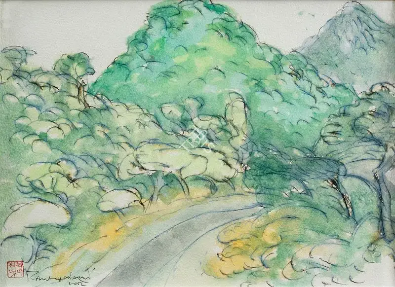 Ramachandran, A. (Artist). Untitled. Watercolour on paper, 2002 | Painting | FineArts | 00594613
