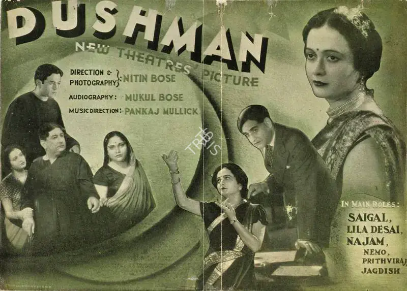 Kwatra, H.S. (Producer), Dushman, 1957 | Handbill | CinemaEducation | 00515204