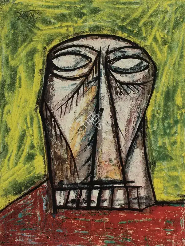 Souza, F.N. (Artist). Untitled, 1956 | Painting