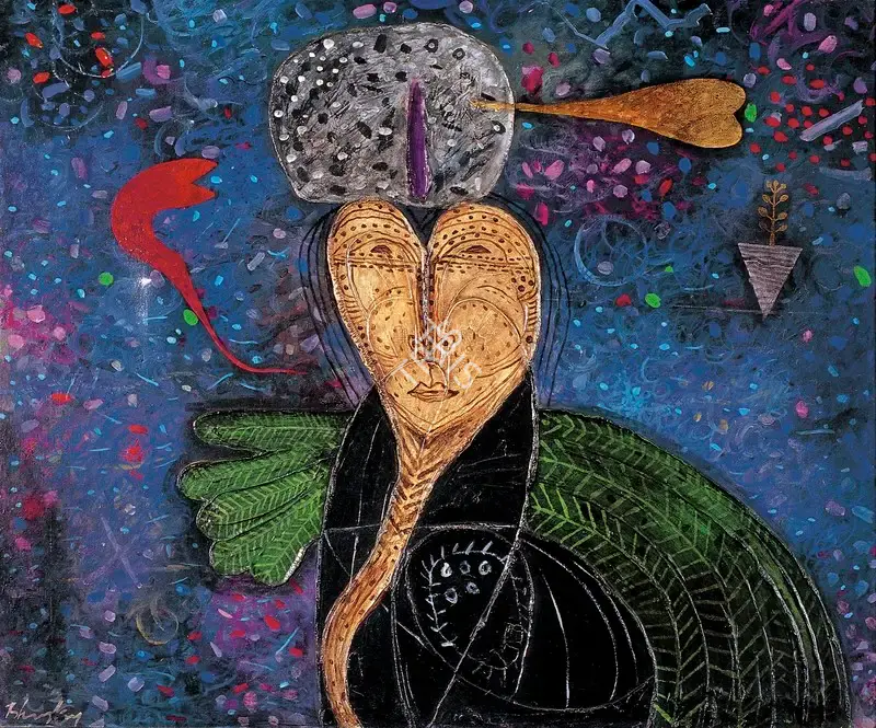 Bhaskaran, R.B. (Artist). Untitled, 1992 | Painting