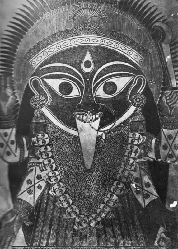 Unknown (Artist). Kali (Calcutta Bazar Style), n.d. | Graphic Art
