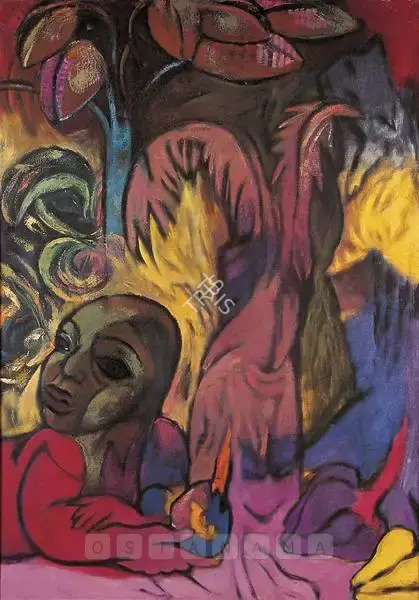 Thozhur, Vasudha (Artist). Still Life In The Garden Of Eden, 1991 | Painting