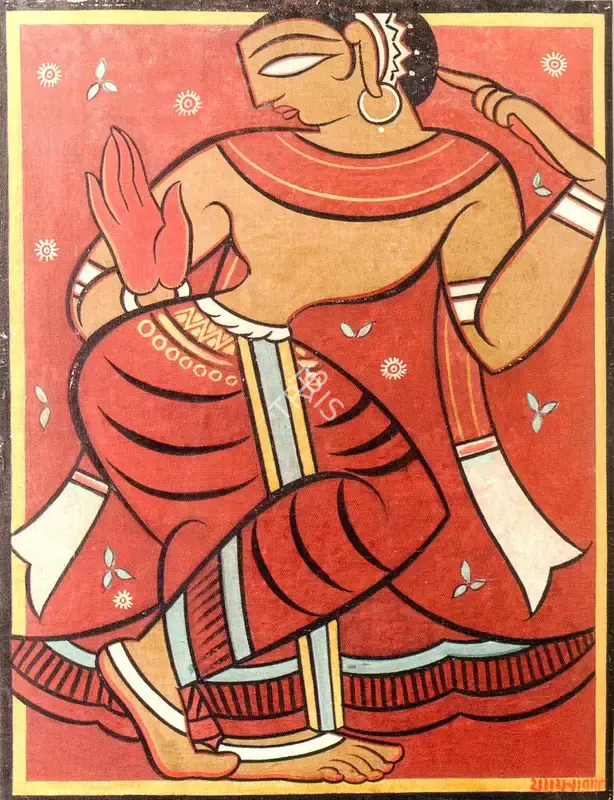 Roy, Jamini (Artist). Gopini, n.d. | Painting