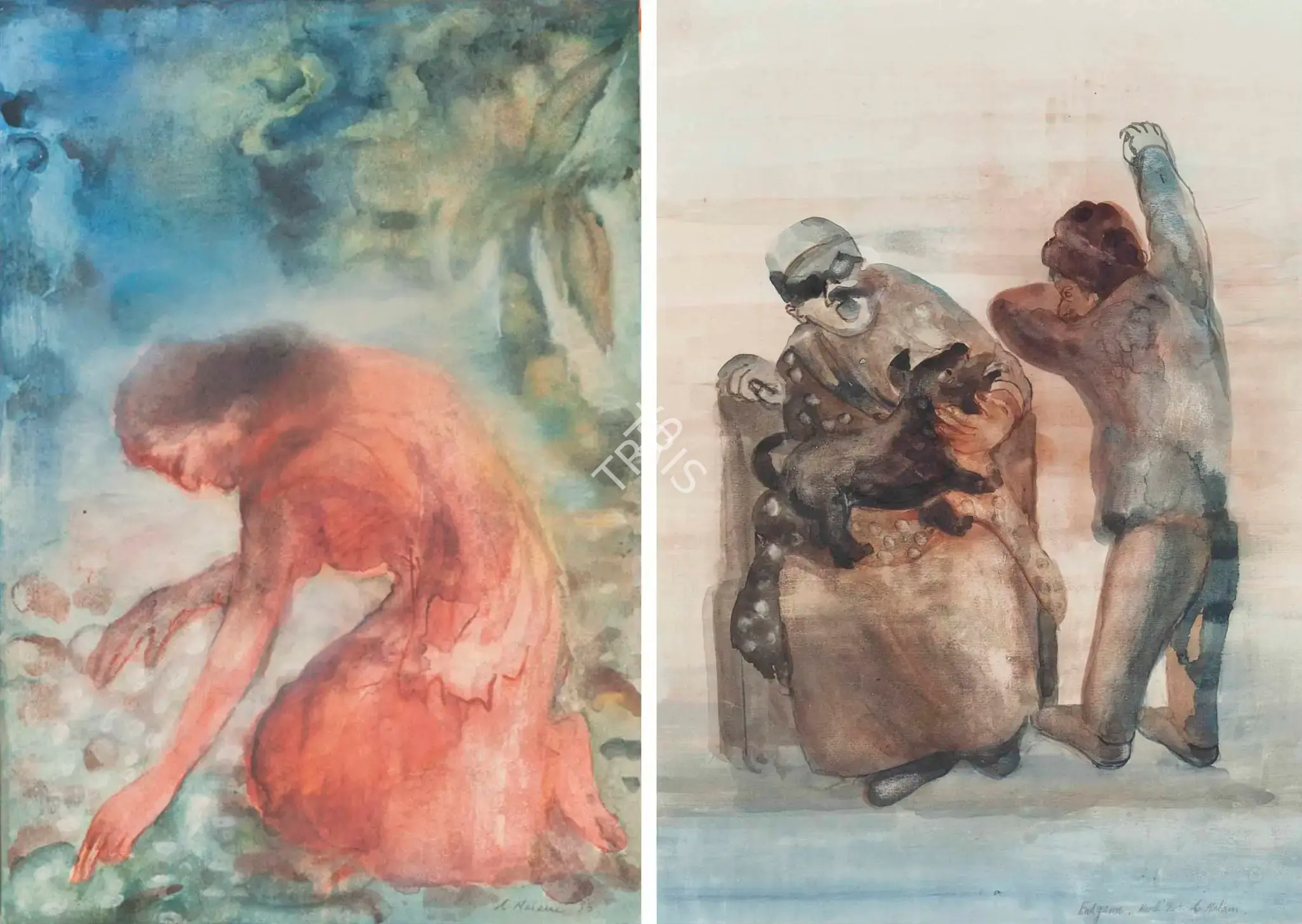 Malani, Nalini (Artist). Untitled. Watercolour on paper, 1990 | Painting | FineArts | 00645653