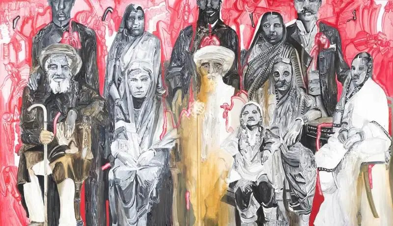 Gupta, Probir (Artist). The Bene Israel Family, 2006 | Painting