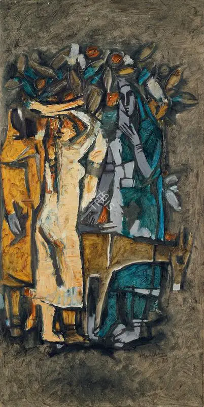 Husain, M.F. (Artist). Untitled, 1960 | Painting
