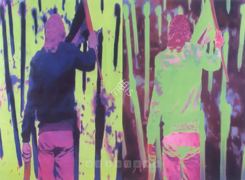 Santhosh, T.V. (Artist). Untitled. Oil on canvas, 2004 | Painting | FineArts | 00597736