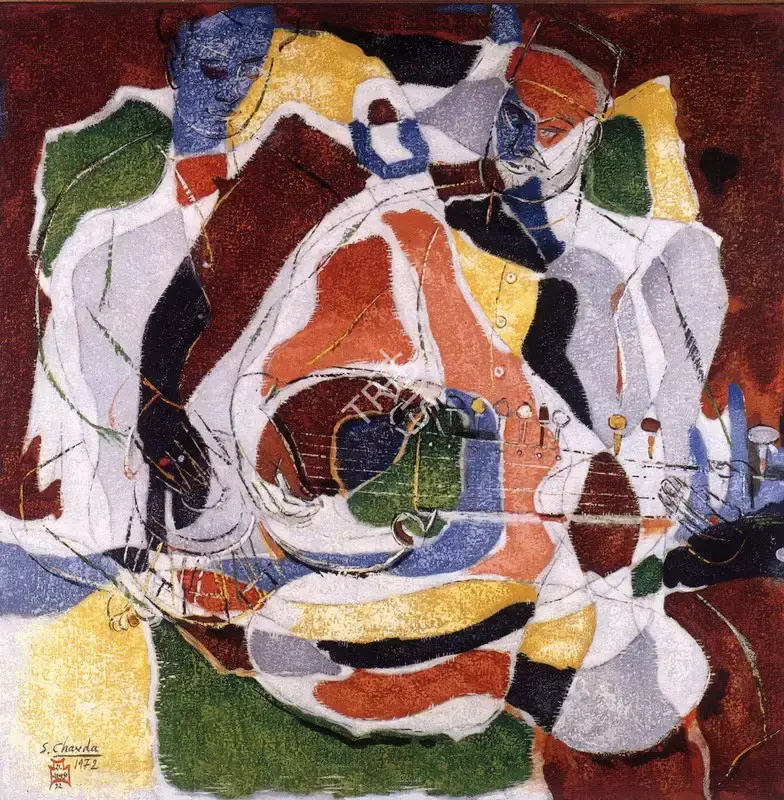 Chavda, Shiavax (Artist). Music, 1972 | Painting