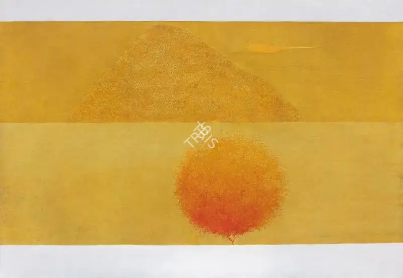 Swaminathan, J. (Artist). Untitled (Bird, Tree and Mountain Series), c.1980s | Painting