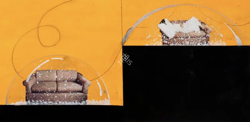 Upadhyay, Hema (Artist). Untitled. Mixed media on paper, 2007 | Painting | FineArts | 00357740