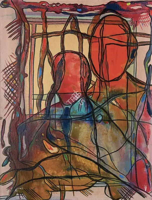 Ribeiro, Lance (Artist). Mother & Child, 1965 | Painting