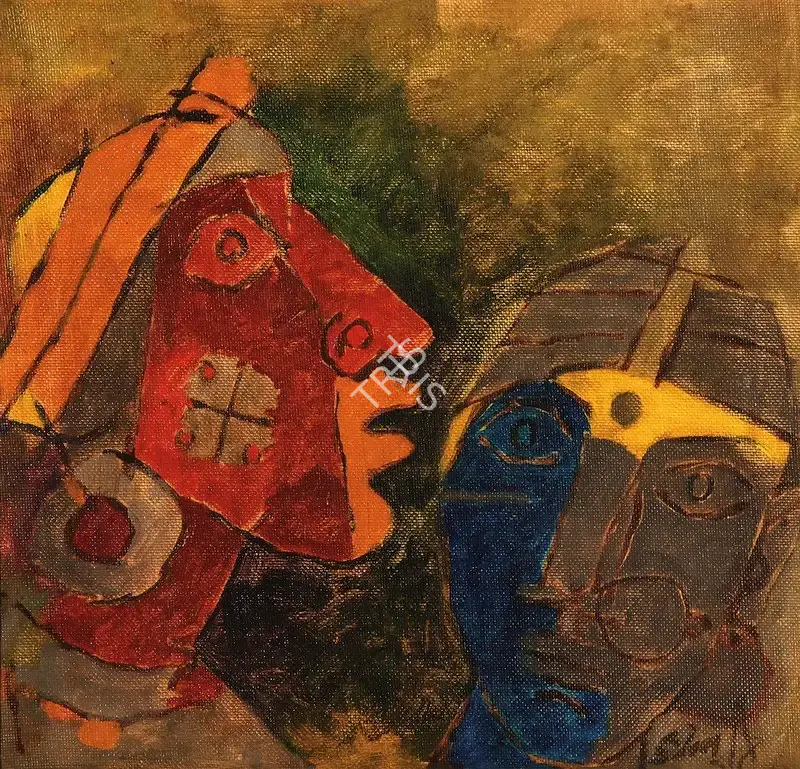 Husain, M.F. (Artist). Women, late 1960s | Painting
