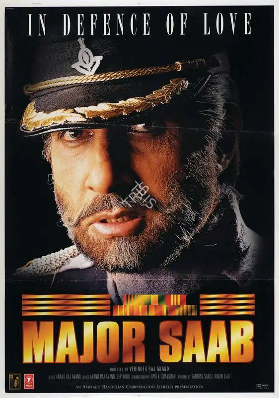 Anand, Verinder Raj (Director), Major Saab, 1998 | Large Poster | CinemaEducation | 00762351