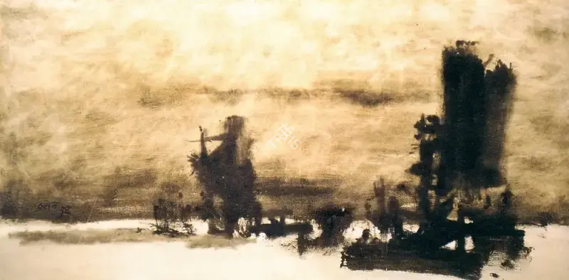 Husain, M.F. (Artist). Untitled, 1964 | Painting