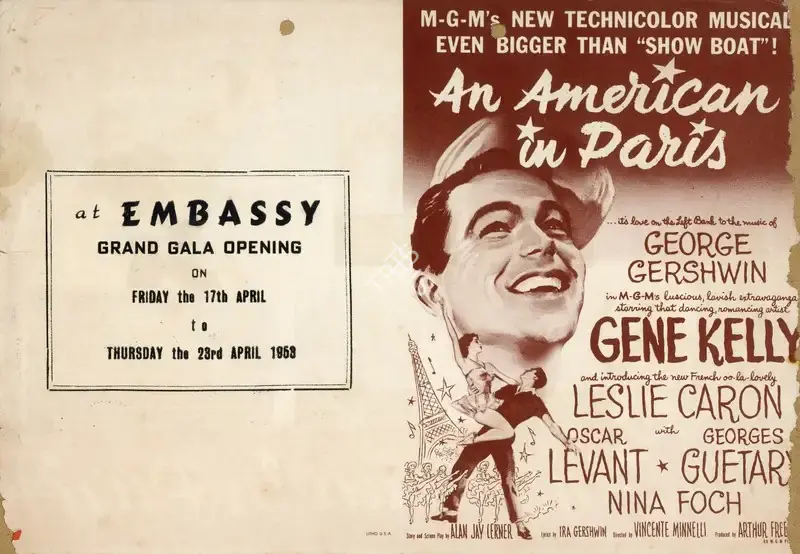 Minnelli, Vincent (Director), An American in Paris, 1951 | Handbill | CinemaEducation | 00894275