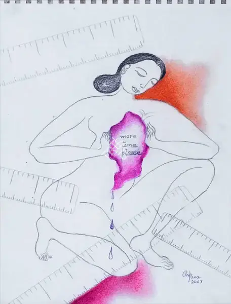Caur, Arpana (Artist). More Time Please, 2007 | Drawing